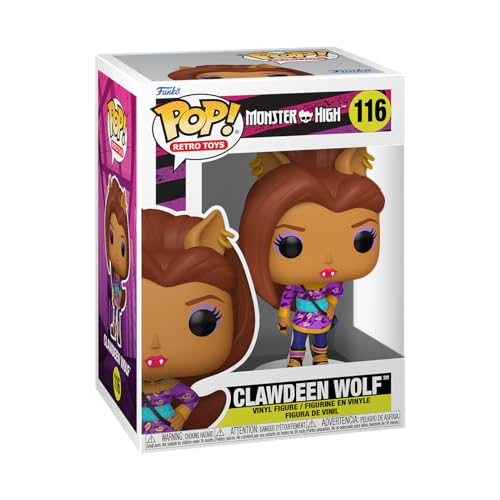 Funko POP! Vinyl: Monster High - Clawdeen Wolf - Vinyl-Sammelfigur - Geschenkidee - Offizielle Handelswaren - Spielzeug Für Kinder Und Erwachsene - TV Fans - Modellfigur Für Sammler Und Display von Funko