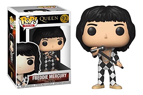 Funko Pop! Vinyl: Rocks: Queen: Freddie Mercury - Vinyl-Sammelfigur - Geschenkidee - Offizielle Handelswaren - Spielzeug Für Kinder und Erwachsene - Music Fans - Modellfigur Für Sammler und Display von Funko