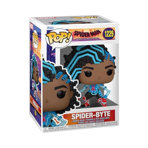 Funko Pop! Vinyl: Spider-Man: Across The Spider-Verse - Spider-Byte - Spiderman Into The Spiderverse 2 - Vinyl-Sammelfigur - Geschenkidee - Offizielle Handelswaren - Movies Fans von Funko