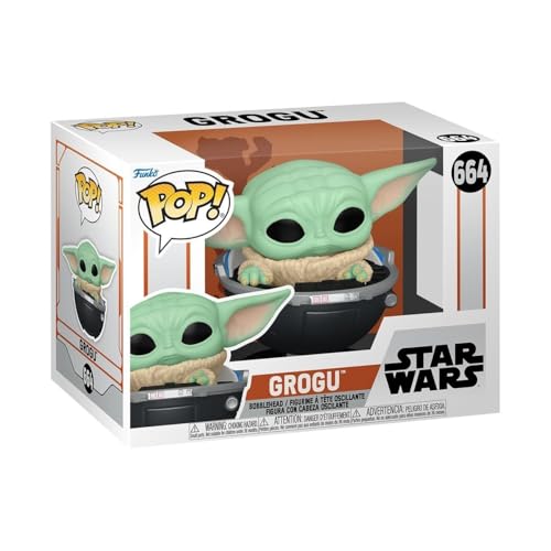 Funko Pop! Vinyl: Star Wars: The Mandalorian S9 - Grogu (The Child, Baby Yoda) - Vinyl-Sammelfigur - Geschenkidee - Offizielle Handelswaren - Spielzeug Für Kinder und Erwachsene - TV Fans von Funko