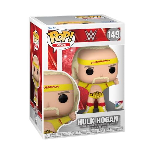 Funko POP! WWE: Hulk Hoganamania mit Gürtel - Sammelfigur aus Vinyl - Offizielle Merchandise - Spielzeug für Kinder & Erwachsene - Sportfans und Display von Funko