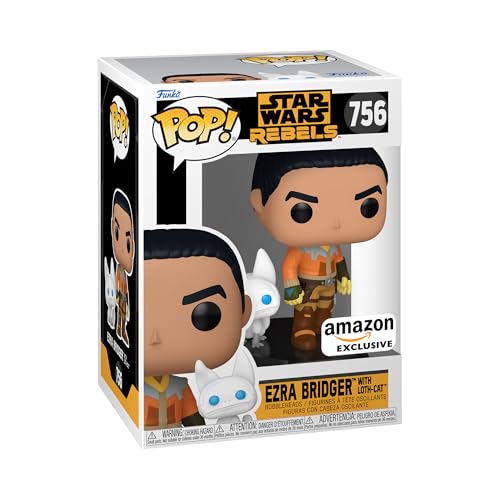 Funko POP! & Buddy: Rebels - Ezra mit Loth Cat - Star Wars: Rebels - Amazon-Exklusiv - Vinyl-Sammelfigur - Geschenkidee - Offizielle Handelswaren - Spielzeug Für Kinder und Erwachsene - Movies Fans von Funko