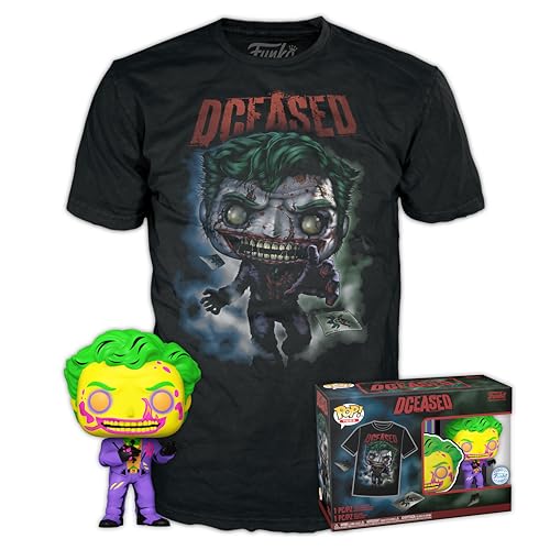 Funko POP! & Tee: DC - Joker CC - L - Batman - T-Shirt - Kleidung Mit Vinyl-Sammelfigur - Geschenkidee - Spielzeug Und Kurzärmeliges Top Für Erwachsene Männer Und Frauen - Offizielle Handelswaren Funko POP! & Tee: DC - Joker CC - L - Batman - T-Shirt - Kleidung Mit Vinyl-Sammelfigur - Geschenkidee - Spielzeug Und Kurzärmeliges Top Für Erwachsene Männer Und Frauen - Offizielle Handelswaren von Funko