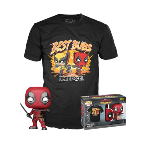 Funko POP! & Tee: Deadpool 3 - S - T-Shirt - Kleidung mit Vinyl-Sammelfigur - Geschenkidee - Spielzeug und Kurzärmeliges Top Für Erwachsene Männer und Frauen - Offizielle Handelswaren - Movies Fans Funko POP! & Tee: Deadpool 3 - S - T-Shirt - Kleidung mit Vinyl-Sammelfigur - Geschenkidee - Spielzeug und Kurzärmeliges Top Für Erwachsene Männer und Frauen - Offizielle Handelswaren - Movies Fans von Funko