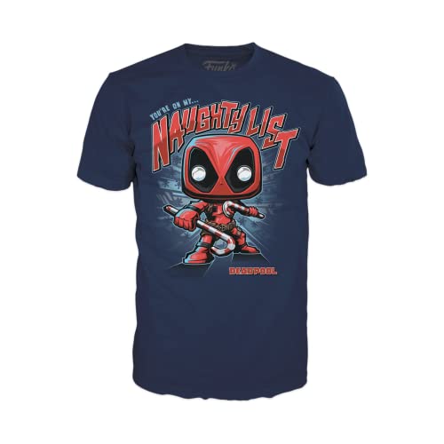 Funko POP! & Tee: Marvel - Deadpool HLD - Extra Large - (XL) - T-Shirt - Kleidung mit Vinyl-Sammelfigur - Geschenkidee - Spielzeug und Kurzärmeliges Top Für Erwachsene Männer und Frauen von Funko