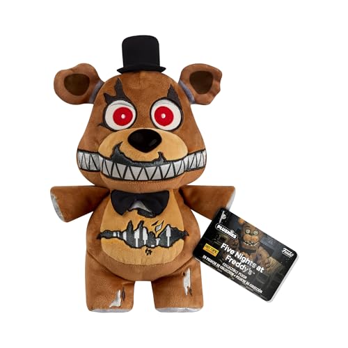 Funko Plush: Five Nights at Freddy's (FNAF) - Nightmare Freddy Fazbear - (CL 10") - Freddy Fazbear - Plüschtier - Geschenkidee Zum Geburtstag - Offizielle Handelswaren - Gefüllt von Funko