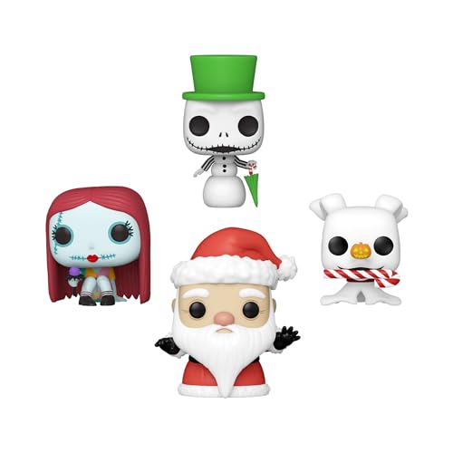 Funko Pocket POP! Disney The Nightmare Before Christmas - Jack Skellington - Tree Holiday Box 4 Pieces - Schlüsselanhänger - Vinyl-Minifigur Zum Sammeln Neuartiger Schlüsselanhänger - Strumpffüller Funko Pocket POP! Disney The Nightmare Before Christmas - Jack Skellington - Tree Holiday Box 4 Pieces - Schlüsselanhänger - Vinyl-Minifigur Zum Sammeln Neuartiger Schlüsselanhänger - Strumpffüller von Funko