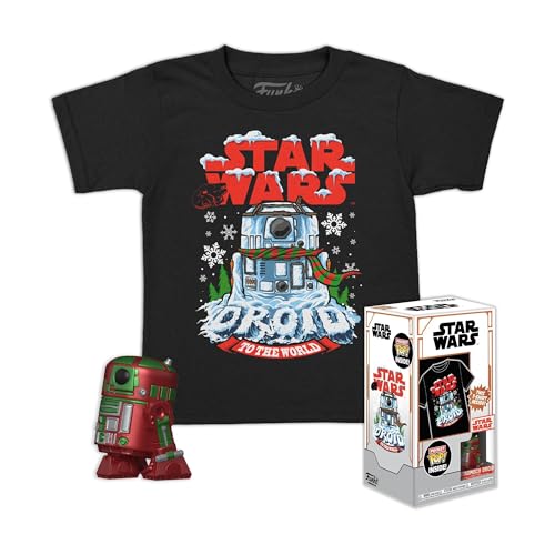 Funko Pocket POP! & Tee: Star Wars - Holiday R2D2 - Metallisch - XL - T-Shirt - Kleidung Mit Vinyl-Minifigur Zum Sammeln - Geschenkidee - Spielzeug Und Kurzärmeliges Top Für Erwachsene Männer Funko Pocket POP! & Tee: Star Wars - Holiday R2D2 - Metallisch - XL - T-Shirt - Kleidung Mit Vinyl-Minifigur Zum Sammeln - Geschenkidee - Spielzeug Und Kurzärmeliges Top Für Erwachsene Männer von Funko