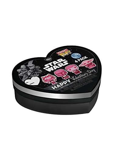 Funko Pocket Pop! Star Wars: The Mandalorian Val Box 4 Pieces - Grogu - Keychain - Neuartiger Schlüsselanhänger - Vinyl-Minifigur Zum Sammeln - Strumpffüller - Geschenkidee - Offizielle Handelswaren von Funko