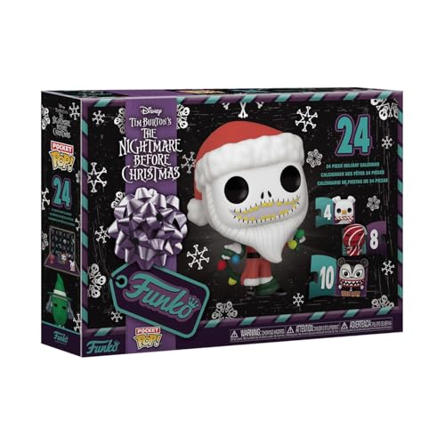 Funko Pocket Pop! Countdown Calendar: The Nightmare Before Christmas - TNBC- Adventskalender - 13 Tage Voller Überraschungen - Vinyl-Minifigur Zum Sammelns - Mystery Box - Geschenkidee Funko Pocket Pop! Countdown Calendar: The Nightmare Before Christmas - TNBC- Adventskalender - 13 Tage Voller Überraschungen - Vinyl-Minifigur Zum Sammelns - Mystery Box - Geschenkidee von Funko