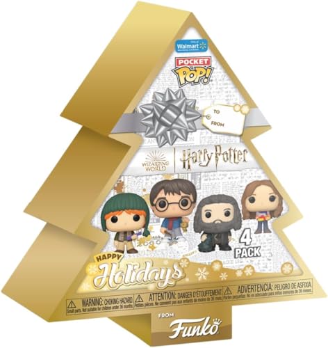 Funko Pocket Pop! HP - Harry Potter - Tree Holiday Box 8pc - Keychain - Neuartiger Schlüsselanhänger - Vinyl-Minifigur Zum Sammeln - Strumpffüller - Geschenkidee - Offizielle Handelswaren Funko Pocket Pop! HP - Harry Potter - Tree Holiday Box 8pc - Keychain - Neuartiger Schlüsselanhänger - Vinyl-Minifigur Zum Sammeln - Strumpffüller - Geschenkidee - Offizielle Handelswaren von Funko
