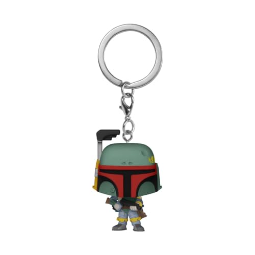 Funko Pop! Keychain: Star Wars - Boba Fett - Neuartiger Schlüsselanhänger - Vinyl-Minifigur Zum Sammeln - Strumpffüller - Geschenkidee - Offizielle Handelswaren - Movies Fans - Minifigur von Funko