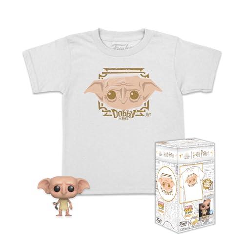 Funko Pocket Pop! & Tee: Harry Potter - Dobby - Für Kinder - Small - (S) - T-Shirt - Kleidung mit Vinyl-Minifigur Zum Sammeln - Geschenkidee - Spielzeug und Kurzärmeliges Top Für Erwachsene von Funko