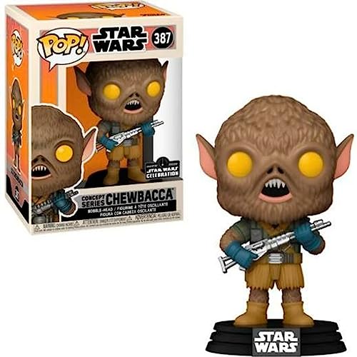 Funko Pop! #387 Star Wars Chewbacca - Concept Series - Galactic Convention Exclusive Edition 49372 Einheitsgröße Funko Pop! #387 Star Wars Chewbacca - Concept Series - Galactic Convention Exclusive Edition 49372 Einheitsgröße von Funko
