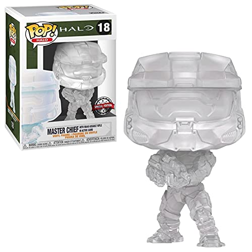 Funko Pop! 52834 Halo Master Chief mit Sturmgewehr MA40, Exklusive Sonderausgabe Nr. 18 Funko Pop! 52834 Halo Master Chief mit Sturmgewehr MA40, Exklusive Sonderausgabe Nr. 18 von Funko