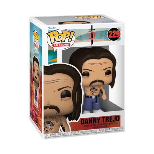 Funko Pop! Ad Icon: Danny Trejo - Vinyl-Sammelfigur - Geschenkidee - Offizielle Handelswaren - Spielzeug Für Kinder und Erwachsene - Modellfigur Für Sammler und Display von Funko