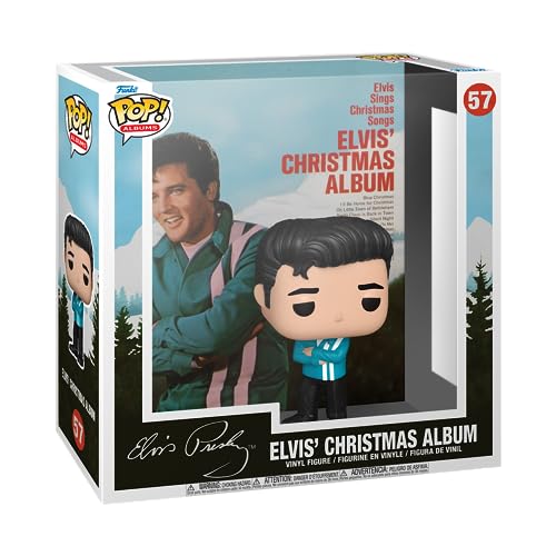 Funko Pop! Albums: Elvis Presley - Elvis Presley Xmas Album - Vinyl-Sammelfigur - Geschenkidee - Offizielle Handelswaren - Spielzeug Für Kinder und Erwachsene - Modellfigur Für Sammler und Display von Funko