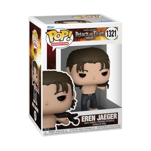 Funko Pop! Animation: AOT - Eren Jaeger Jeager - Attack On Titan - Vinyl-Sammelfigur - Geschenkidee - Offizielle Handelswaren - Spielzeug Für Kinder und Erwachsene - Anime Fans von Funko