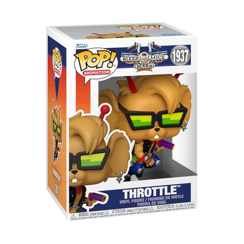 Funko Pop! Animation: Biker Mice from Mars - Throttle - Vinyl-Sammelfigur - Geschenkidee - Offizielle Handelswaren - Spielzeug Für Kinder und Erwachsene - Cartoons Fans - Modellfigur Für Sammler Funko Pop! Animation: Biker Mice from Mars - Throttle - Vinyl-Sammelfigur - Geschenkidee - Offizielle Handelswaren - Spielzeug Für Kinder und Erwachsene - Cartoons Fans - Modellfigur Für Sammler von Funko