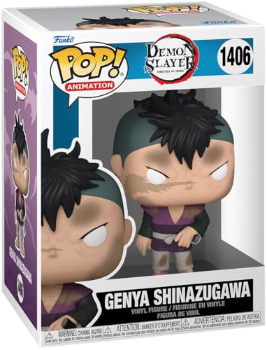 Funko Pop! Animation: Demon Slayer - Genya - Vinyl-Sammelfigur - Geschenkidee - Offizielle Handelswaren - Spielzeug Für Kinder und Erwachsene - Anime Fans - Modellfigur Für Sammler und Display von Funko