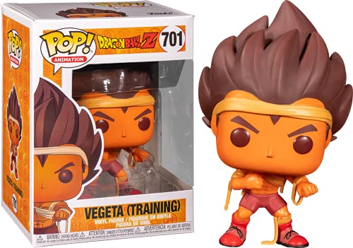Funko Pop! Animation: Dragon Ball Z - Training Vegeta Dragonball - Vinyl-Sammelfigur - Geschenkidee - Offizielle Handelswaren - Spielzeug Für Kinder und Erwachsene - Anime Fans von Funko