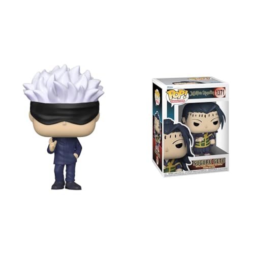 Funko Pop! Animation: Jujutsu Kaisen - Satoru Gojo - Vinyl-Sammelfigur & Pop! Animation: JJK - Geto - Jujutsu Kaisen - Vinyl-Sammelfigur - Geschenkidee von Funko