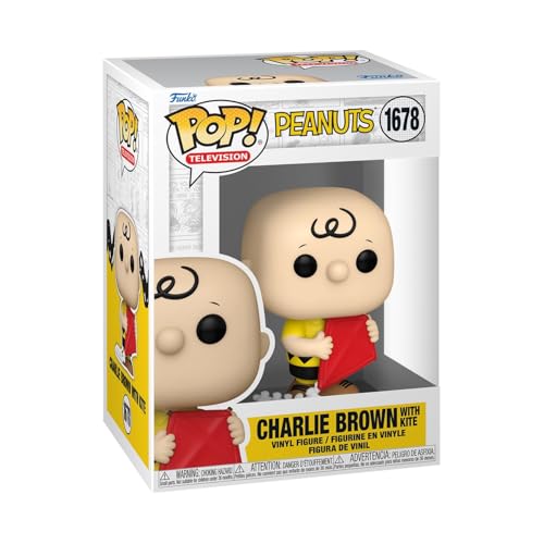 Funko Pop! Animation: Peanuts - Charlie Brown - CB mit Kite - Classic Peanuts - Vinyl-Sammelfigur - Geschenkidee - Offizielle Handelswaren - Spielzeug Für Kinder und Erwachsene - Cartoons Fans von Funko