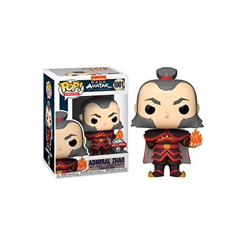 Funko POP! Animation: Avata R - Admiral Zhao Mit Fireball - Leuchtet Im Dunkeln - Avatar: The Last Airbender - Vinyl-Sammelfigur - Geschenkidee - Offizielle Handelswaren - Anime Fans von Funko