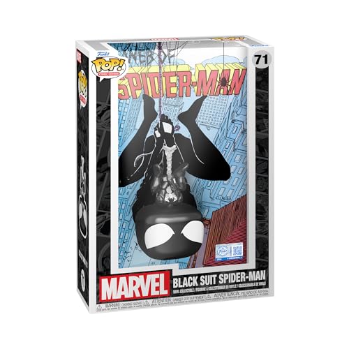 Funko Spider-Man Web of Spider-Man - Black Suit Spider-Man (Comic Cover) Vinyl Figur 71 Unisex Pop! Standard Funko Spider-Man Web of Spider-Man - Black Suit Spider-Man (Comic Cover) Vinyl Figur 71 Unisex Pop! Standard von Funko