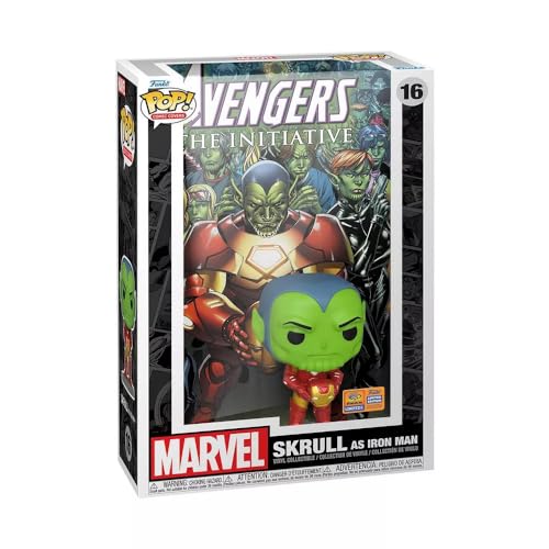 Funko Pop! Cover Art Marvel Collection Sammelfigur Vinylfigur Comic Covers (Skrull as Iron Man), 15689985 von Funko