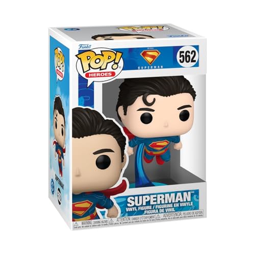Funko Pop! DC: Superman 2025 - Superman - Vinyl-Sammelfigur - Geschenkidee - Offizielle Handelswaren - Spielzeug Für Kinder und Erwachsene - Movies Fans - Modellfigur Für Sammler von Funko
