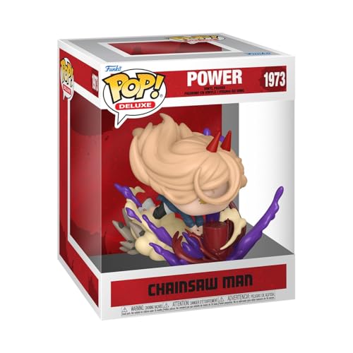 Funko Pop! Deluxe: Chainsaw Man - Power - (Blood Mallet) - Vinyl-Sammelfigur - Geschenkidee - Offizielle Handelswaren - Spielzeug Für Kinder und Erwachsene - Anime Fans - Modellfigur Für Sammler von Funko