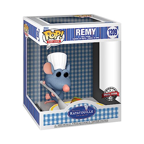 Funko Pop! Deluxe: Disney - Remy mit Ratatouille - Vinyl-Sammelfigur - Geschenkidee - Offizielle Handelswaren - Spielzeug Für Kinder und Erwachsene - Movies Fans - Modellfigur Für Sammler von Funko