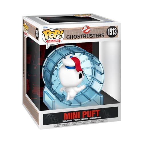Funko POP! Deluxe : Ghostbusters: Frozen Empire - Mini Puft in Wheel - Vinyl-Sammelfigur - Offizielle Handelswaren - Spielzeug Für Kinder und Erwachsene - Movies Fans von Funko