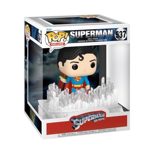 Funko Pop! Deluxe: Superman - (1978) - Superman - (Fortress of Solitude) - Vinyl-Sammelfigur - Geschenkidee - Offizielle Handelswaren - Spielzeug Für Kinder und Erwachsene - Movies Fans von Funko