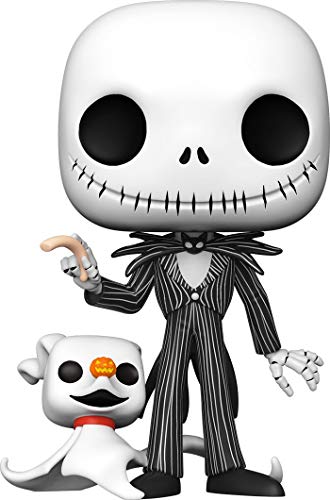 Funko Pop! Disney Christmas-10 Nightmare Before Christmas Jack Skellington mit Zero - The Nightmare Before Christmas - Vinyl-Sammelfigur - Geschenkidee - Offizielle Handelswaren - Movies Fans Funko Pop! Disney Christmas-10 Nightmare Before Christmas Jack Skellington mit Zero - The Nightmare Before Christmas - Vinyl-Sammelfigur - Geschenkidee - Offizielle Handelswaren - Movies Fans von Funko