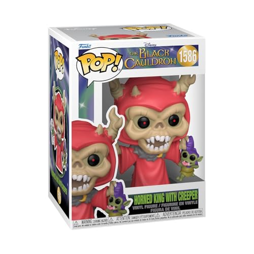 Funko Pop! Disney: BC - Horned King mit Creeper - The Black Cauldron - Vinyl-Sammelfigur - Geschenkidee - Offizielle Handelswaren - Spielzeug Für Kinder und Erwachsene - Movies Fans von Funko