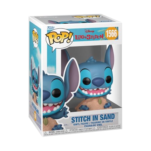 Funko Pop! Disney: L&S - Stitch in Sand - Lilo and Stitch - Vinyl-Sammelfigur - Geschenkidee - Offizielle Handelswaren - Spielzeug Für Kinder und Erwachsene - Movies Fans - Modellfigur Für Sammler von Funko