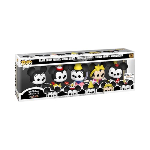 Funko Pop! Disney: Minnie Mouse - 5 Packung Minnie Packung - Walt Disney Archives - Mickey Mouse - Vinyl-Sammelfigur - Geschenkidee - Offizielle Handelswaren - Spielzeug Für Kinder und Erwachsene Funko Pop! Disney: Minnie Mouse - 5 Packung Minnie Packung - Walt Disney Archives - Mickey Mouse - Vinyl-Sammelfigur - Geschenkidee - Offizielle Handelswaren - Spielzeug Für Kinder und Erwachsene von Funko