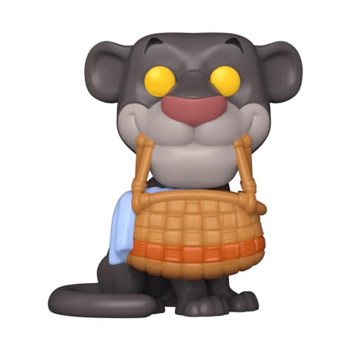 Funko Pop! Disney: TJB – Bagheera mit Basket - Jungle Book - Vinyl-Sammelfigur - Geschenkidee - Offizielle Handelswaren - Spielzeug Für Kinder und Erwachsene - Movies Fans - Modellfigur Für Sammler von Funko