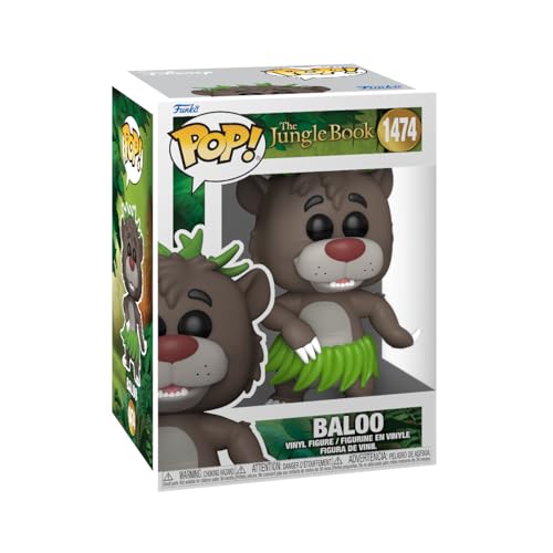 Funko Pop! Disney: TJB - Baloo Bear - Jungle Book - Vinyl-Sammelfigur - Geschenkidee - Offizielle Handelswaren - Spielzeug Für Kinder und Erwachsene - Movies Fans - Modellfigur Für Sammler Funko Pop! Disney: TJB - Baloo Bear - Jungle Book - Vinyl-Sammelfigur - Geschenkidee - Offizielle Handelswaren - Spielzeug Für Kinder und Erwachsene - Movies Fans - Modellfigur Für Sammler von Funko