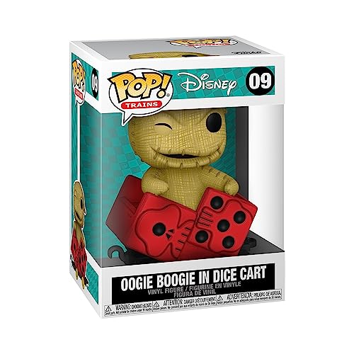 Funko Pop! Disney: The Nightmare Before Christmas Train - Oogie in Dice Cart - Amazon-Exklusiv - Vinyl-Sammelfigur - Geschenkidee - Offizielle Handelswaren - Spielzeug Für Kinder und Erwachsene von Funko