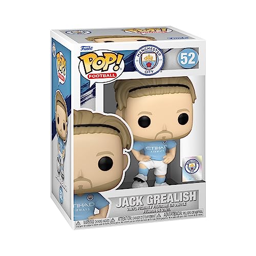 Funko Pop! Football: Manchester City - Jack Grealish G. - Manchester City FC - Vinyl-Sammelfigur - Geschenkidee - Offizielle Handelswaren - Spielzeug Für Kinder und Erwachsene - Sports Fans Funko Pop! Football: Manchester City - Jack Grealish G. - Manchester City FC - Vinyl-Sammelfigur - Geschenkidee - Offizielle Handelswaren - Spielzeug Für Kinder und Erwachsene - Sports Fans von Funko
