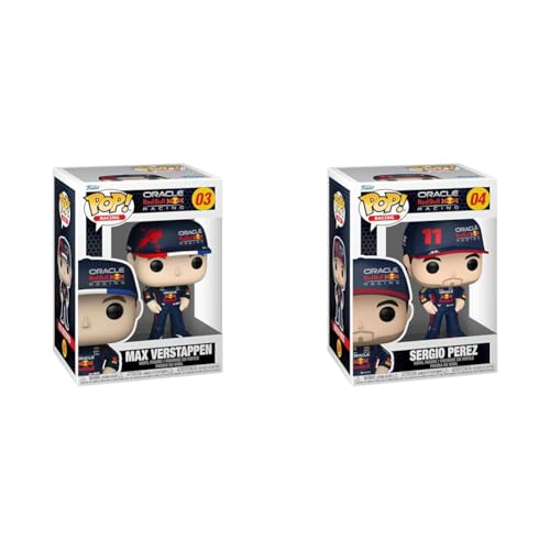 Funko Pop! Formula 1- Max Verstappen - Red Bull F1 & POP! Vinyl: Formula 1- Sergio Perez - Red Bull F1 - Vinyl-Sammelfigur Funko Pop! Formula 1- Max Verstappen - Red Bull F1 & POP! Vinyl: Formula 1- Sergio Perez - Red Bull F1 - Vinyl-Sammelfigur von Funko