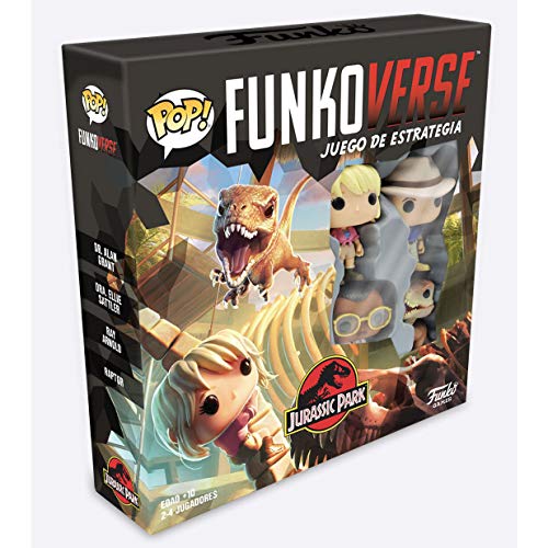 Funko 47122 POP Funkoverse 100-Basis (German) Jurassic Park/World Brettspiel, Film, Mehrfarbig, Talla única von Funko
