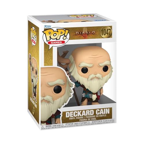 Funko Pop! Games: Diablo 3 - Deckard Cain - Diablo 4 - Vinyl-Sammelfigur - Geschenkidee - Offizielle Handelswaren - Spielzeug Für Kinder und Erwachsene - Video Games Fans - Modellfigur Für Sammler von Funko
