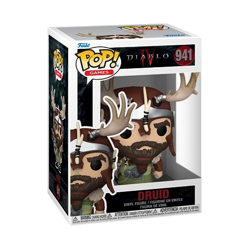 Funko Pop! Games: Diablo 4- Druid - Vinyl-Sammelfigur - Geschenkidee - Offizielle Handelswaren - Spielzeug Für Kinder und Erwachsene - Video Games Fans - Modellfigur Für Sammler und Display von Funko