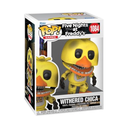 Funko Pop! Games: Five Nights at Freddy's (FNAF) - Withered Chica The Chicken - Vinyl-Sammelfigur - Geschenkidee - Offizielle Handelswaren - Spielzeug Für Kinder und Erwachsene - Video Games Fans von Funko