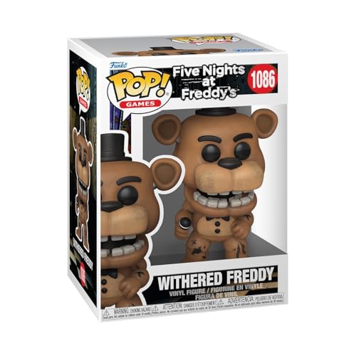 Funko Pop! Games: Five Nights at Freddy's (FNAF) - Withered Freddy Fazbear - Five Nights at Freddy's - Vinyl-Sammelfigur - Geschenkidee - Offizielle Handelswaren - Video Games Fans von Funko