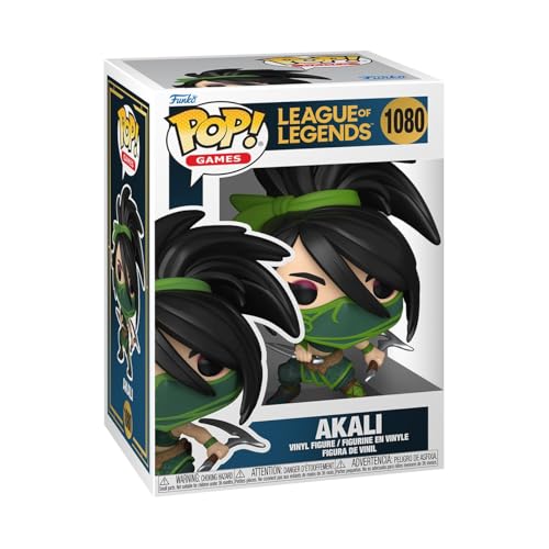 Funko Pop! Games: LOL - Akali - League of Legends - Vinyl-Sammelfigur - Geschenkidee - Offizielle Handelswaren - Spielzeug Für Kinder und Erwachsene - Video Games Fans - Modellfigur Für Sammler Funko Pop! Games: LOL - Akali - League of Legends - Vinyl-Sammelfigur - Geschenkidee - Offizielle Handelswaren - Spielzeug Für Kinder und Erwachsene - Video Games Fans - Modellfigur Für Sammler von Funko